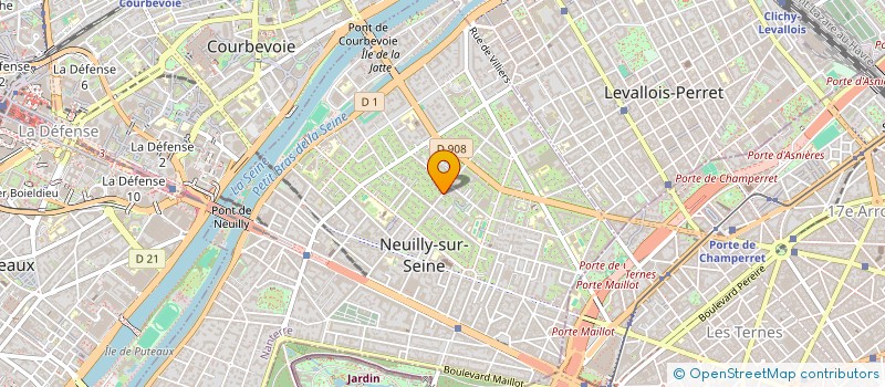 localisation de l'entreprise SCI VILLIERS à NEUILLY-SUR-SEINE