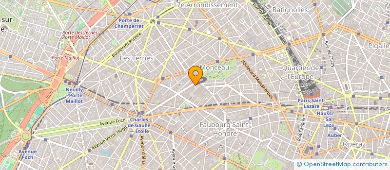 localisation de l'entreprise SCI VILLIERS à PARIS