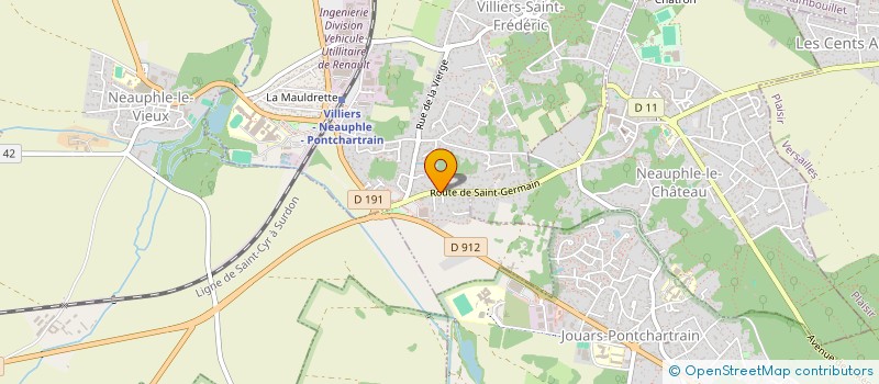 localisation de l'entreprise SCI VILLIERS  VILLIERS-SAINT-FREDERIC