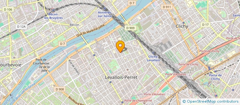 localisation de l'entreprise SCI VILLIERS DE LESSEPS à LEVALLOIS-PERRET