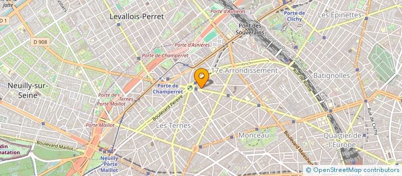 localisation de l'entreprise SCI VILLIERSCAC  PARIS