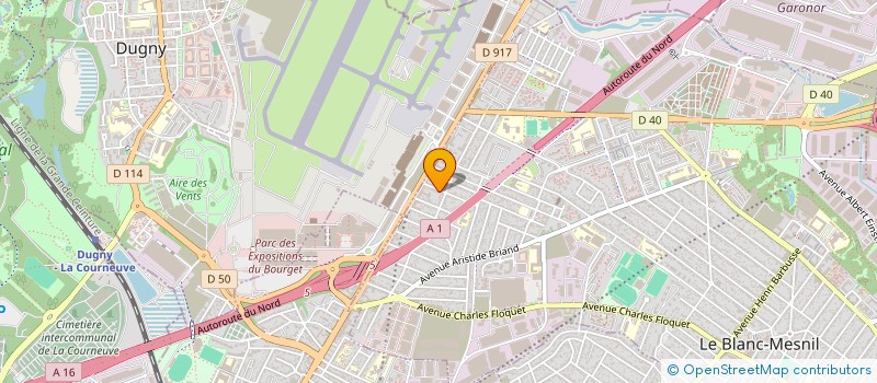 localisation de l'entreprise SCI VILLIOPATIR  LE BLANC-MESNIL