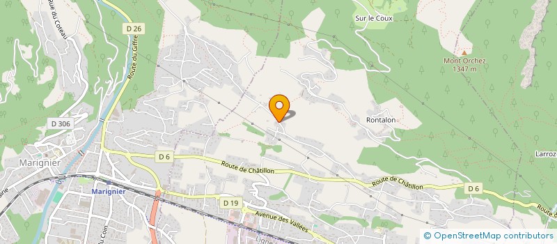 localisation de l'entreprise SCI VILLON  THYEZ