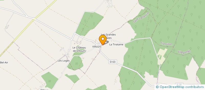 localisation de l'entreprise SCI VILLOURS à ARGY
