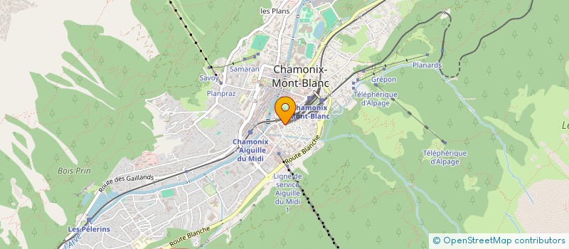 localisation de l'entreprise SCI VILLOW HOUSE  CHAMONIX-MONT-BLANC