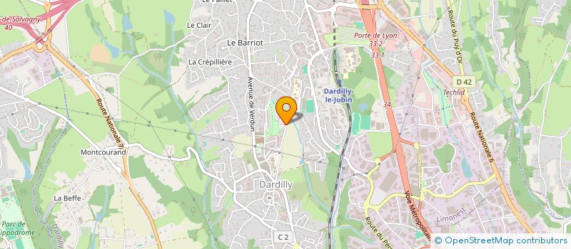 localisation de l'entreprise SCI VILMA  DARDILLY