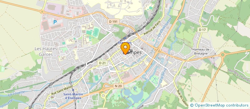 localisation de l'entreprise SCI VILMON  ETAMPES