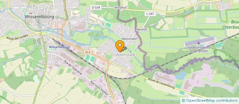 localisation de l'entreprise SCI VILO  WISSEMBOURG