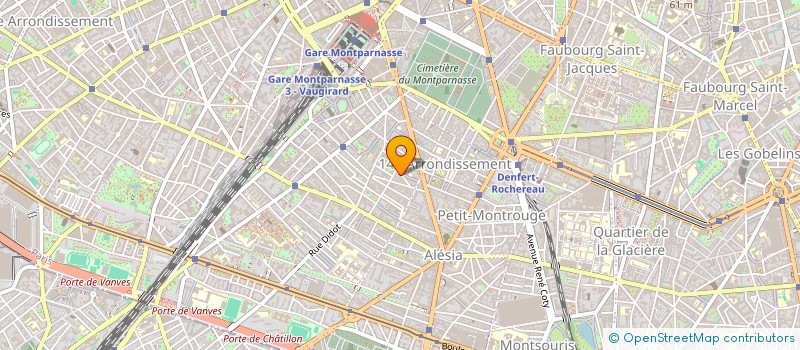 localisation de l'entreprise SCI VILO DIDOT  PARIS