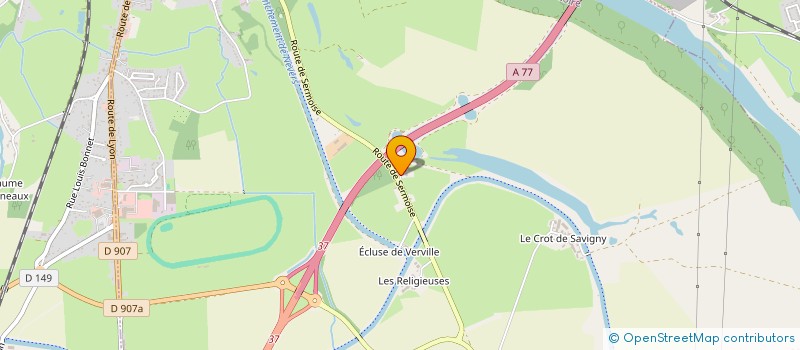 localisation de l'entreprise SCI VILREAL  SERMOISE SUR LOIRE