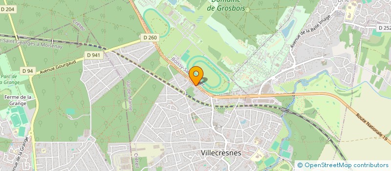 localisation de l'entreprise SCI VILTASS  VILLECRESNES