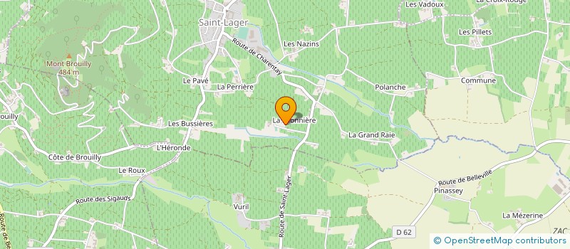 localisation de l'entreprise SCI VIMA  SAINT-LAGER