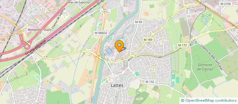 localisation de l'entreprise SCI VIMA  LATTES