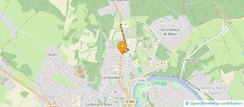localisation de l'entreprise SCI VIMACH  CHARLEVILLE-MEZIERES