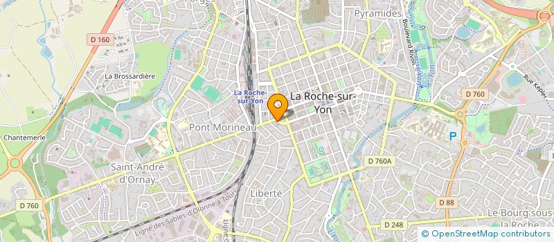 localisation de l'entreprise SCI VIMAE  LA ROCHE-SUR-YON