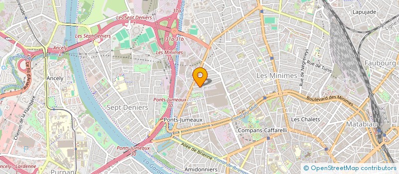 localisation de l'entreprise SCI VIMAGLIA  TOULOUSE