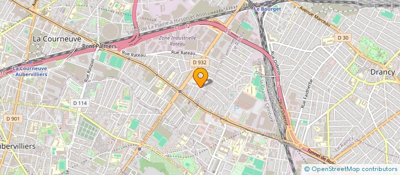 localisation de l'entreprise SCI VIMALA à LA COURNEUVE