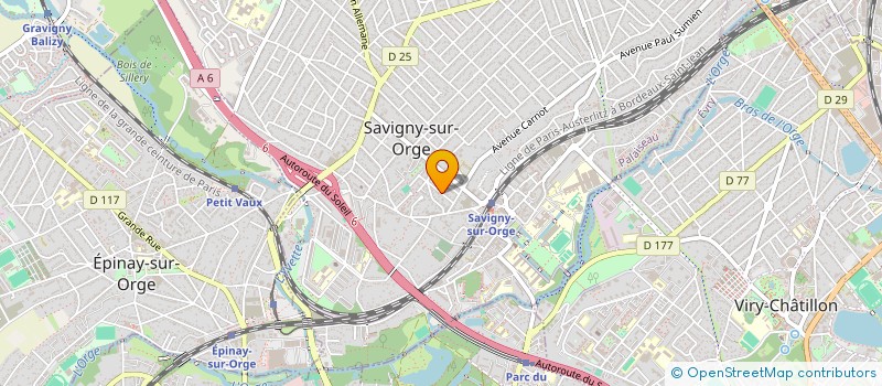 localisation de l'entreprise SCI VIMALA LUMI  SAVIGNY-SUR-ORGE