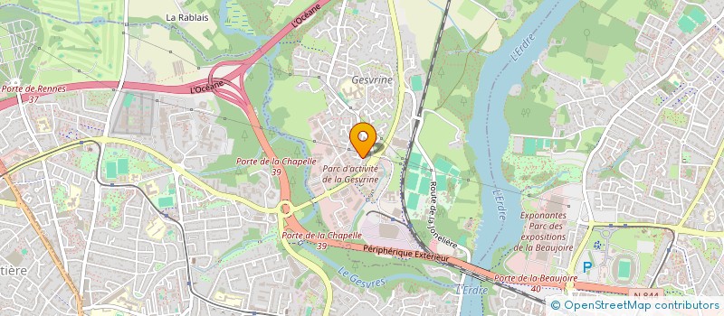 localisation de l'entreprise SCI VIMARI  LA CHAPELLE-SUR-ERDRE