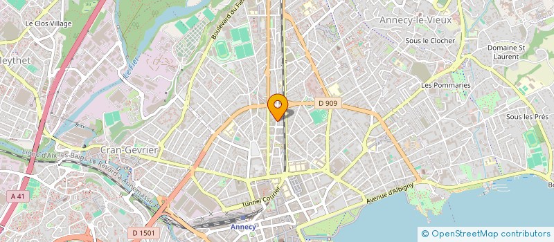 localisation de l'entreprise SCI VIMAX  ANNECY