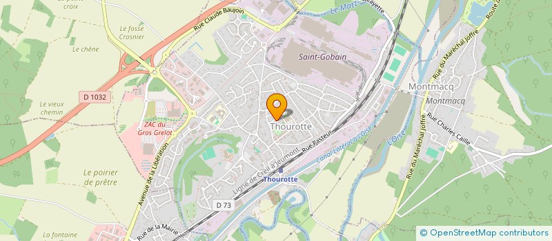 localisation de l'entreprise SCI VIMEAN DARA  THOUROTTE