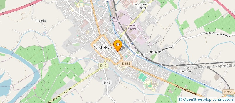 localisation de l'entreprise SCI VIMER  CASTELSARRASIN