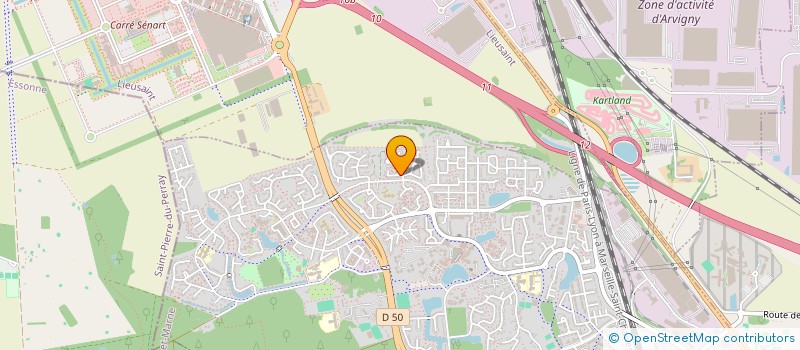 localisation de l'entreprise SCI VIMEZA  SAVIGNY-LE-TEMPLE