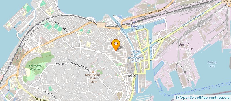 localisation de l'entreprise SCI VIMI  SETE