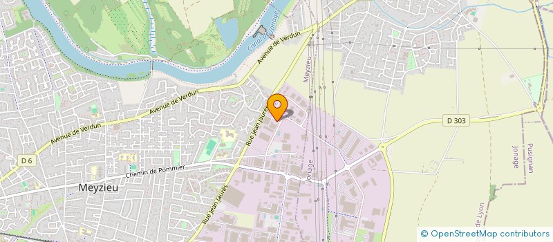 localisation de l'entreprise SCI VIMMOBIS  MEYZIEU