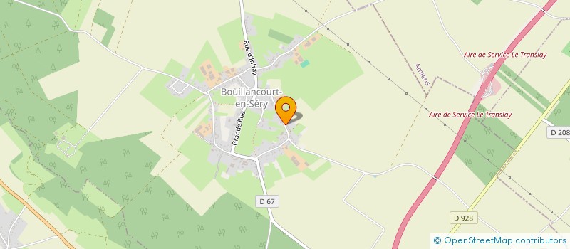 localisation de l'entreprise SCI VIMO  BOUILLANCOURT-EN-SERY