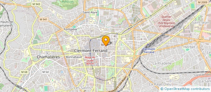 localisation de l'entreprise SCI VIMO TERRAIL  CLERMONT-FERRAND