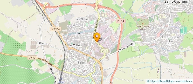 localisation de l'entreprise SCI VIN COEUR  ELNE
