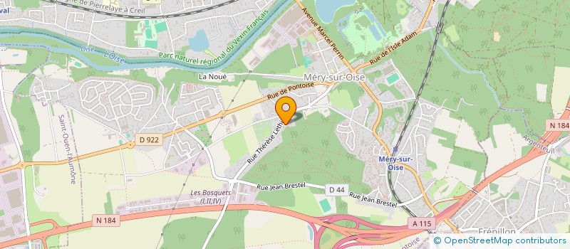 localisation de l'entreprise SCI VIN'S AND CO  MERY-SUR-OISE