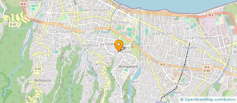 localisation de l'entreprise SCI VIN TOM à SAINT-DENIS