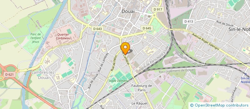 localisation de l'entreprise SCI VINACLE IMMO à DOUAI