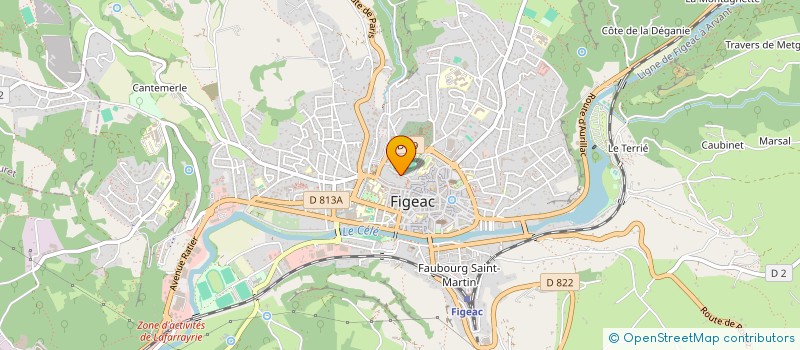 localisation de l'entreprise SCI VINAIGRETTE  FIGEAC