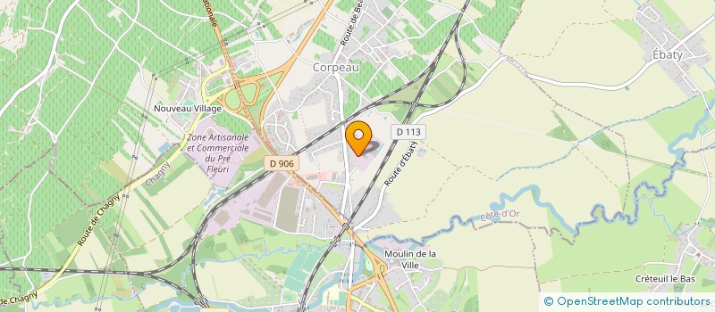 localisation de l'entreprise SCI VINALIX  CORPEAU