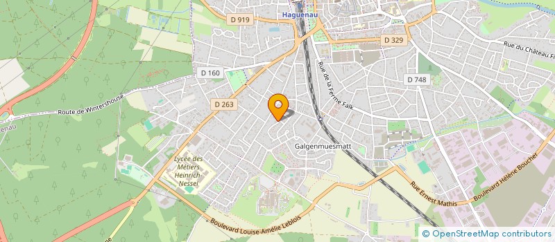 localisation de l'entreprise SCI VINAMABI  HAGUENAU