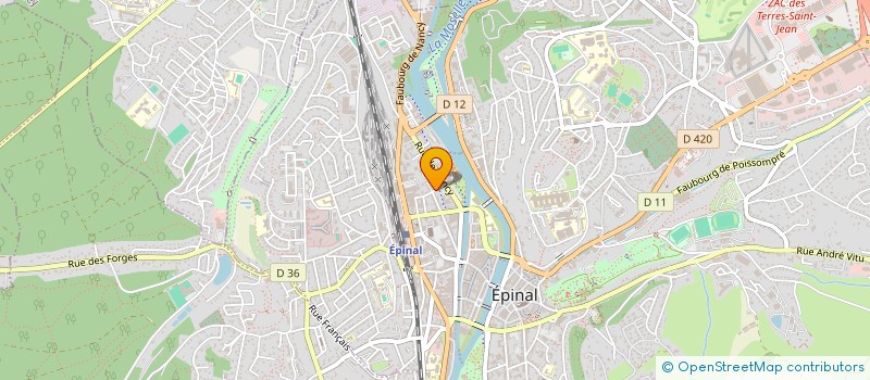 localisation de l'entreprise SCI VINATE à EPINAL