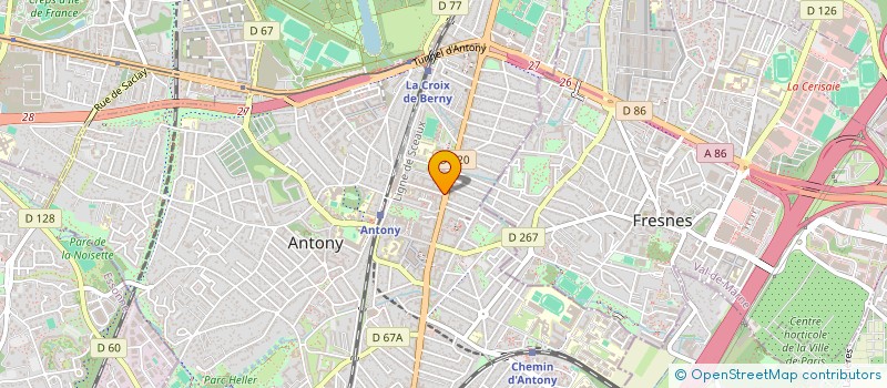 localisation de l'entreprise SCI VINATHISA à ANTONY