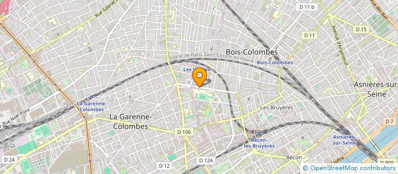 localisation de l'entreprise SCI VINATIER à BOIS-COLOMBES