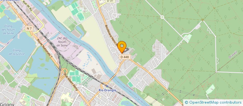 localisation de l'entreprise SCI VINAURE à DRAVEIL