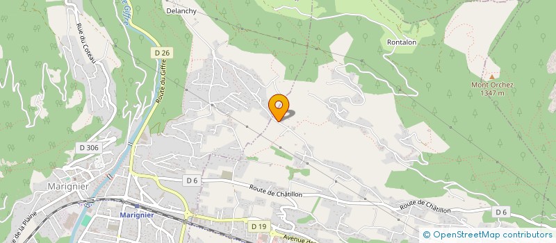 localisation de l'entreprise SCI VINBAMON  THYEZ