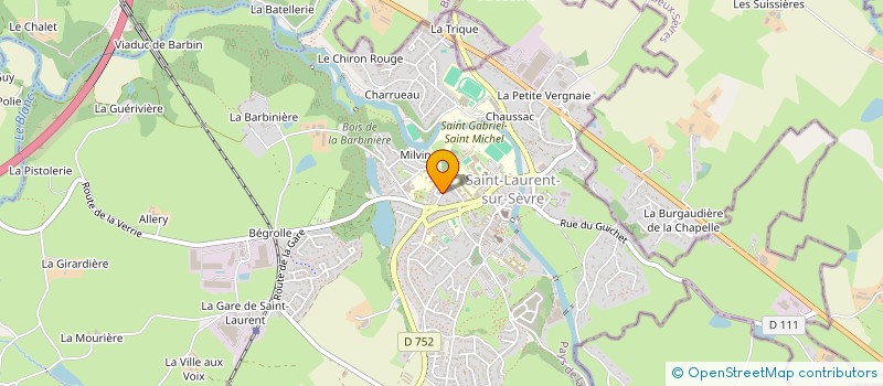 localisation de l'entreprise SCI VINCARO à SAINT-LAURENT-SUR-SEVRE