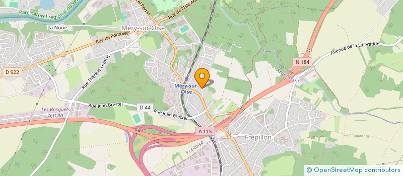 localisation de l'entreprise SCI VINCE  MERY-SUR-OISE