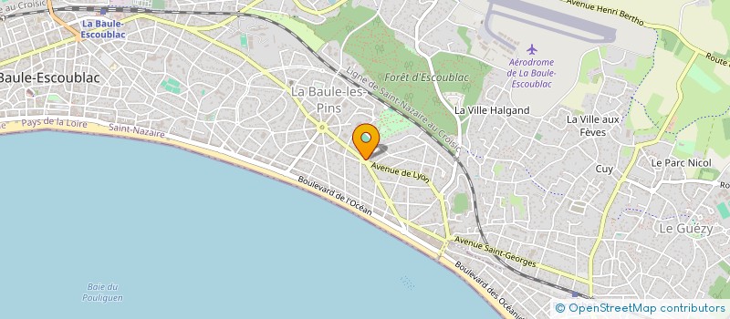 localisation de l'entreprise SCI VINCE  LA BAULE-ESCOUBLAC