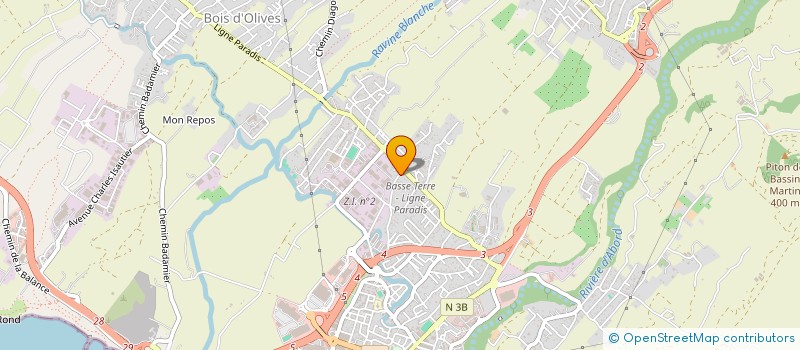 localisation de l'entreprise SCI VINCE à SAINT-PIERRE