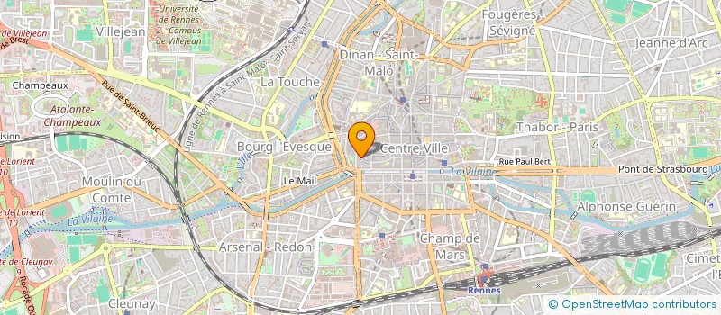localisation de l'entreprise SCI VINCE VIRGIN  RENNES