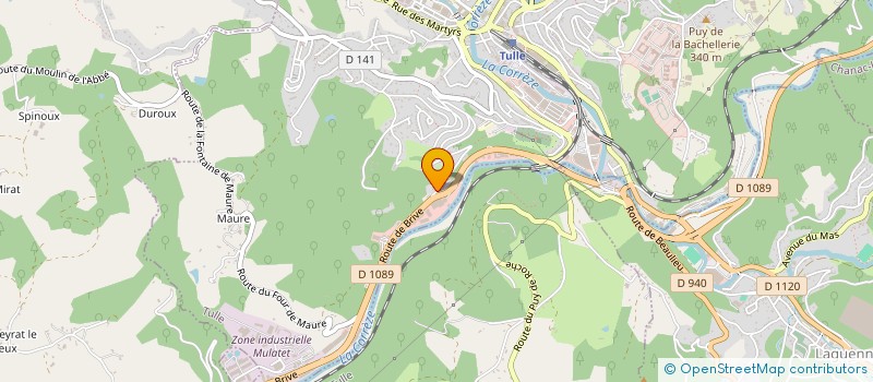 localisation de l'entreprise SCI VINCEL  TULLE