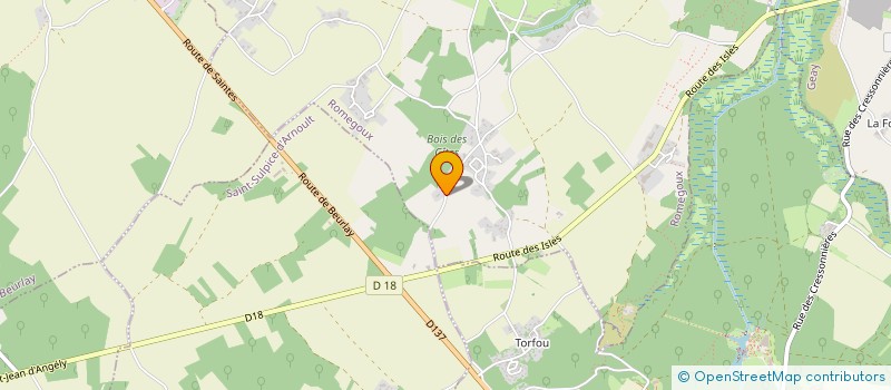 localisation de l'entreprise SCI VINCELLE  ROMEGOUX